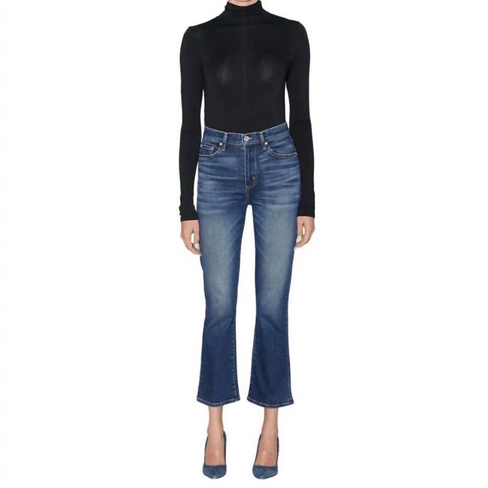 Le‎ Jean Stella Crop Flare Jean Size 24